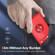 Samsung Galaxy A53 5G Sliding Camshield Armor Phone Case with Ring Holder - Red