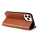 iPhone 13 Pro Max Fierre Shann PU Leather Texture Horizontal Flip Leather Case with Holder & Card Slots & Wallet  - Brown