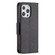 iPhone 13 Pro Max Litchi Texture Pure Color Horizontal Flip Leather Case with Holder & Card Slots & Wallet & Lanyard  - Black