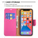 iPhone 13 Pro Max Litchi Texture Pure Color Horizontal Flip Leather Case with Holder & Card Slots & Wallet & Lanyard  - Rose Red