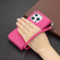 iPhone 13 Pro Max Litchi Texture Pure Color Horizontal Flip Leather Case with Holder & Card Slots & Wallet & Lanyard  - Rose Red