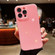 iPhone 13 Pro Max Jelly Glitter Solid Color TPU Phone Case - Pink