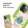iPhone 13 Pro Max Shockproof Silicone + PC Protective Case with Dual-Ring Holder  - Guava