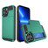 iPhone 13 Pro Max Multifunction Armor Slide Card Slot Phone Case - Green Lake