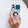 iPhone 13 Pro Max Sliding Camera Cover Design TPU Protective Case with Ring Holder  - Blue