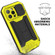 iPhone 13 Pro Max R-JUST Sliding Camera Shockproof Life Waterproof Dust-proof Metal + Silicone Protective Case with Holder  - Yellow