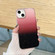 iPhone 13 Pro Max Glitter Gradient TPU Phone Case  - Black Wine Red