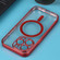 iPhone 13 Pro Max MagSafe Electroplating Straight TPU Phone Case  - Red