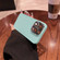 iPhone 13 Pro Max Electroplated Lens Frame Phone Case with Lens Film - Mint Green