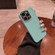 iPhone 13 Pro Max Electroplated Lens Frame Phone Case with Lens Film - Mint Green