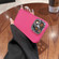 iPhone 13 Pro Max Electroplated Lens Frame Phone Case with Lens Film - Rose Red