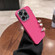iPhone 13 Pro Max Electroplated Lens Frame Phone Case with Lens Film - Rose Red