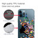 iPhone 13 Pro Max Painted Pattern High Transparent TPU Protective Case  - Flower Girl