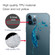 iPhone 13 Pro Max Painted Pattern High Transparent TPU Protective Case  - Feather