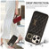 iPhone 13 Pro Max Horizontal Card Bag Ring Holder Phone Case with Dual Lanyard - Black
