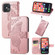 iPhone 13 Pro Max Butterfly Love Flower Embossed Horizontal Flip Leather Case with Bracket / Card Slot / Wallet / Lanyard  - Rose Gold