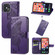 iPhone 13 Pro Max Butterfly Love Flower Embossed Horizontal Flip Leather Case with Bracket / Card Slot / Wallet / Lanyard  - Dark Purple