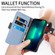 iPhone 13 Pro Max Stereoscopic Flowers Leather Phone Case  - Blue