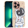 iPhone 13 Pro Max Spaceman Binoculars Phone Case - Beige and Pink
