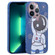 iPhone 13 Pro Max Spaceman Binoculars Phone Case - Blue and Brown