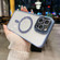 iPhone 13 Pro Max MagSafe Gradient Color Glitter TPU + Acrylic Phone Case with Lens Film - Blue