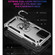 iPhone 13 Pro Max Shockproof TPU + PC Protective Case with 360 Degree Rotating Holder  - Silver