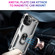 iPhone 13 Pro Max Shockproof TPU + PC Protective Case with 360 Degree Rotating Holder  - Silver