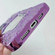 iPhone 13 Pro Max Embossed Rock Texture Mirror TPU Phone Case - Deep Purple