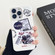 iPhone 13 Pro Max Astronaut Pattern Glossy PC Phone Case - White