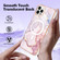 iPhone 13 Pro Max Marble Pattern Dual-side IMD Magsafe TPU Phone Case - Rose Gold 005
