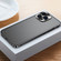 iPhone 13 Pro Max Metal Frame Frosted PC Shockproof Phone Case  - Black