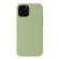 iPhone 13 Pro Max Solid Color Liquid Silicone Shockproof Protective Case  - Matcha Green