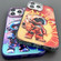 iPhone 13 Pro Max Engraved Colorful Astronaut Phone Case - Small Orange