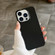 iPhone 13 Pro Max Shockproof Solid Color TPU Phone Case - Black