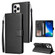 iPhone 13 Pro Max Multifunctional Horizontal Flip Leather Case, with Three Card Slot & Holder & Photo Frame & Lanyard  - Black