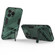 iPhone 13 Pro Max Punk Armor 2 in 1 PC + TPU Phone Case with Invisible Holder  - Green
