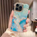 iPhone 13 Pro Max Colorful Crystal Ripple TPU Phone Case - Green iPhone 13 Pro Max Colorful Crystal Ripple TPU Phone Case - Green