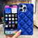iPhone 13 Pro Max Diamond Lattice Varnish TPU Phone Case - Pink