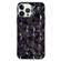 iPhone 13 Pro Max Electroplating Honeycomb Edged TPU Phone Case - Black