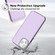 iPhone 13 Pro Max Leather Texture Full Coverage Phone Case - Purple