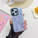 iPhone 13 Pro Max Noctilucent Light Drip Glue Shockproof Phone Case - Blue