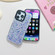 iPhone 13 Pro Max Noctilucent Light Drip Glue Shockproof Phone Case - Blue