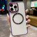 iPhone 13 Pro Max Plating Magsafe TPU + Acrylic Phone Case - Purple