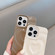 iPhone 13 Pro Max 3D Love Pattern Phone Case - Milk Coffee