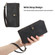 iPhone 13 Pro Max Zipper Wallet Detachable MagSafe Leather Phone Case - Black