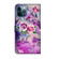 iPhone 12 Pro Max / 13 Pro Max Crystal 3D Shockproof Protective Leather Phone Case - Butterfly