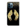 iPhone 12 Pro Max / 13 Pro Max Crystal 3D Shockproof Protective Leather Phone Case - Golden Wings