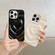 iPhone 13 Pro Max 3D Love Pattern Phone Case - Silver
