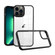 iPhone 13 Pro Max Macaron High Transparent PC Phone Case - Black