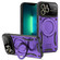 iPhone 13 Pro Max Large Window MagSafe Holder Phone Case - Purple